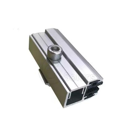 Thin film module end clamp